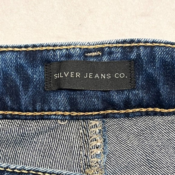 Silver Jeans Co Boyfriend Jeans Embroidered Back Pockets Women's Size 20 44x29 - Picture 8 of 14